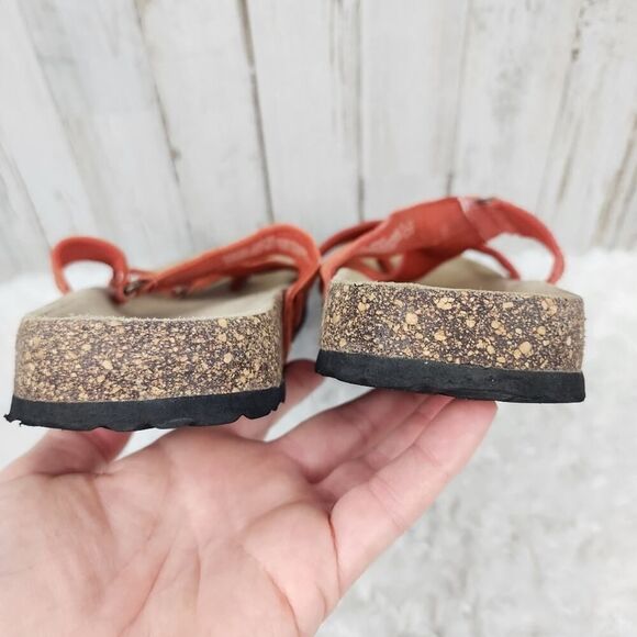 Faded Glory Kendra Slide Sandals Coral Size 10 - Picture 5 of 10